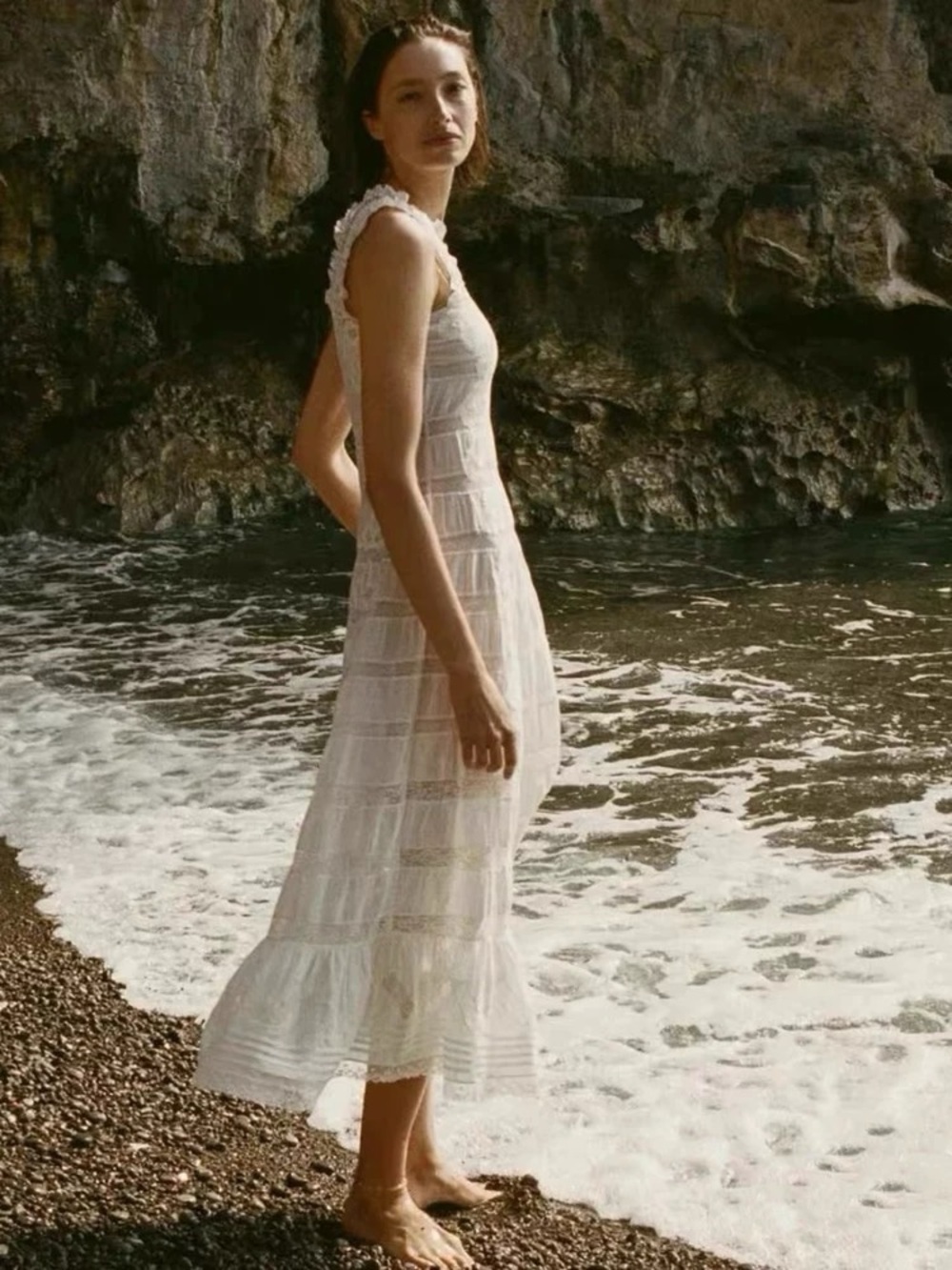 Doen White Lace Maxi Dress - Picture 3 of 16